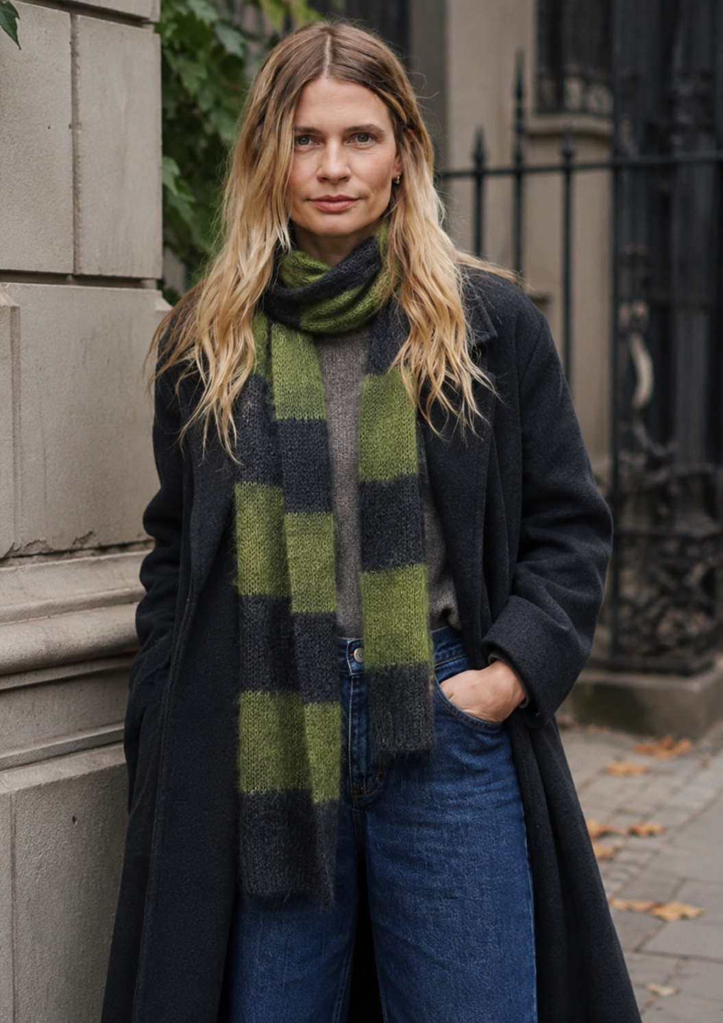 Egretta Garzetta mohair scarf